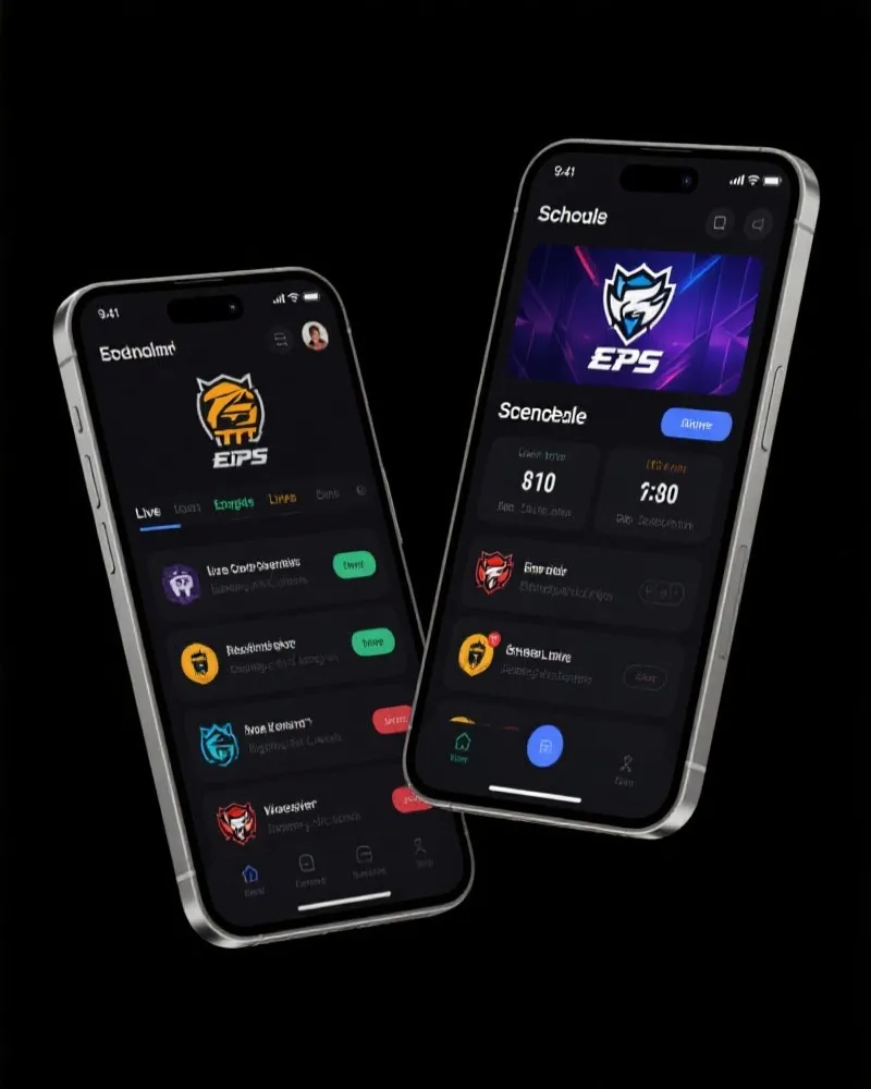 LCP新赛季 App 界面展示
